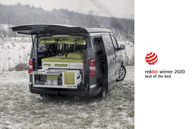 Auszeichnung Red Dot: Best of the Best für Einbau Egoe Nestbox