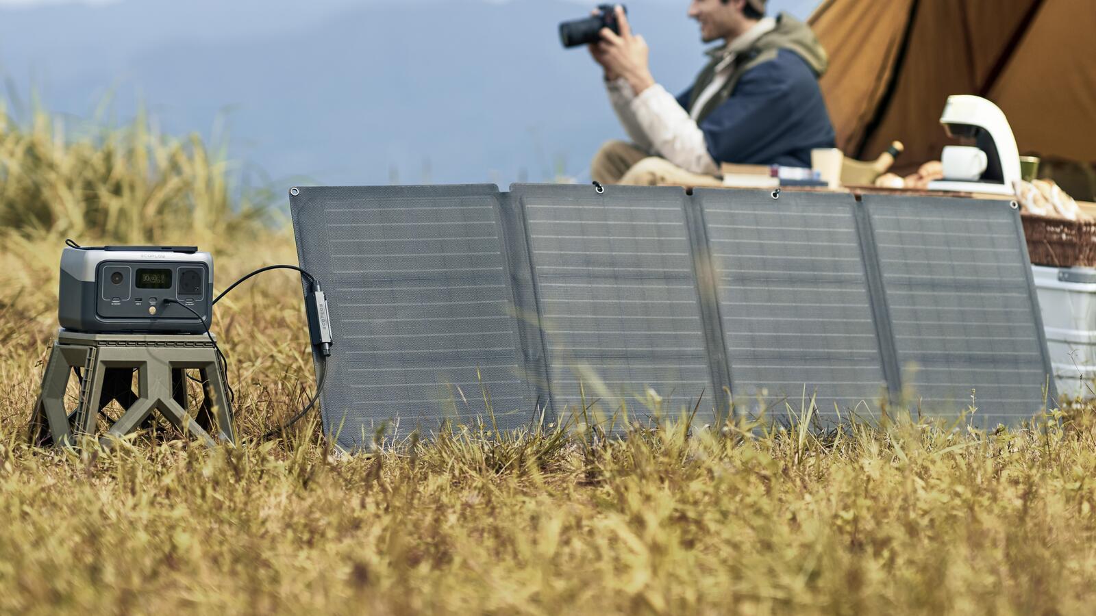 EcoFlow power banks and solar panels