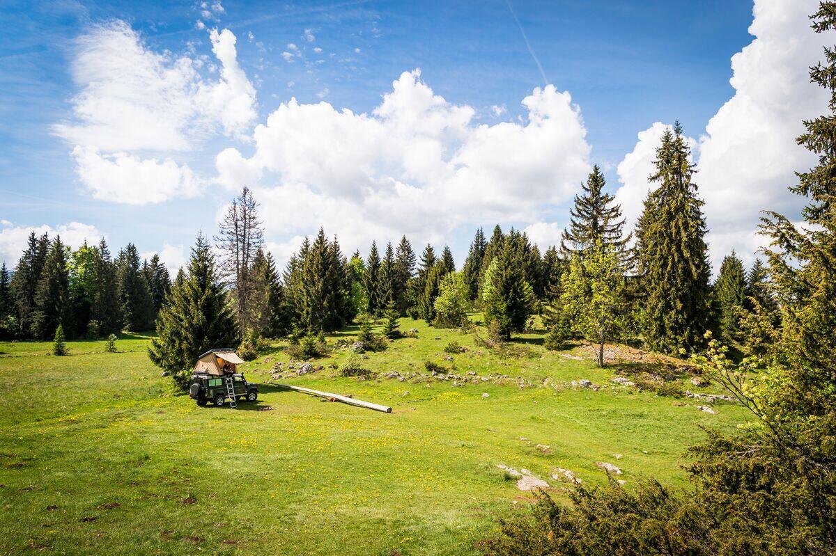 Střešní stany Hussarde